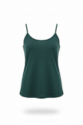 Blusa Basica De Tirantes Verde - Ajuste Comodo y Tela Suave