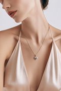 Cadena de Oro 10K con Dije de Corazon - Joyeria Elagante para Mujer