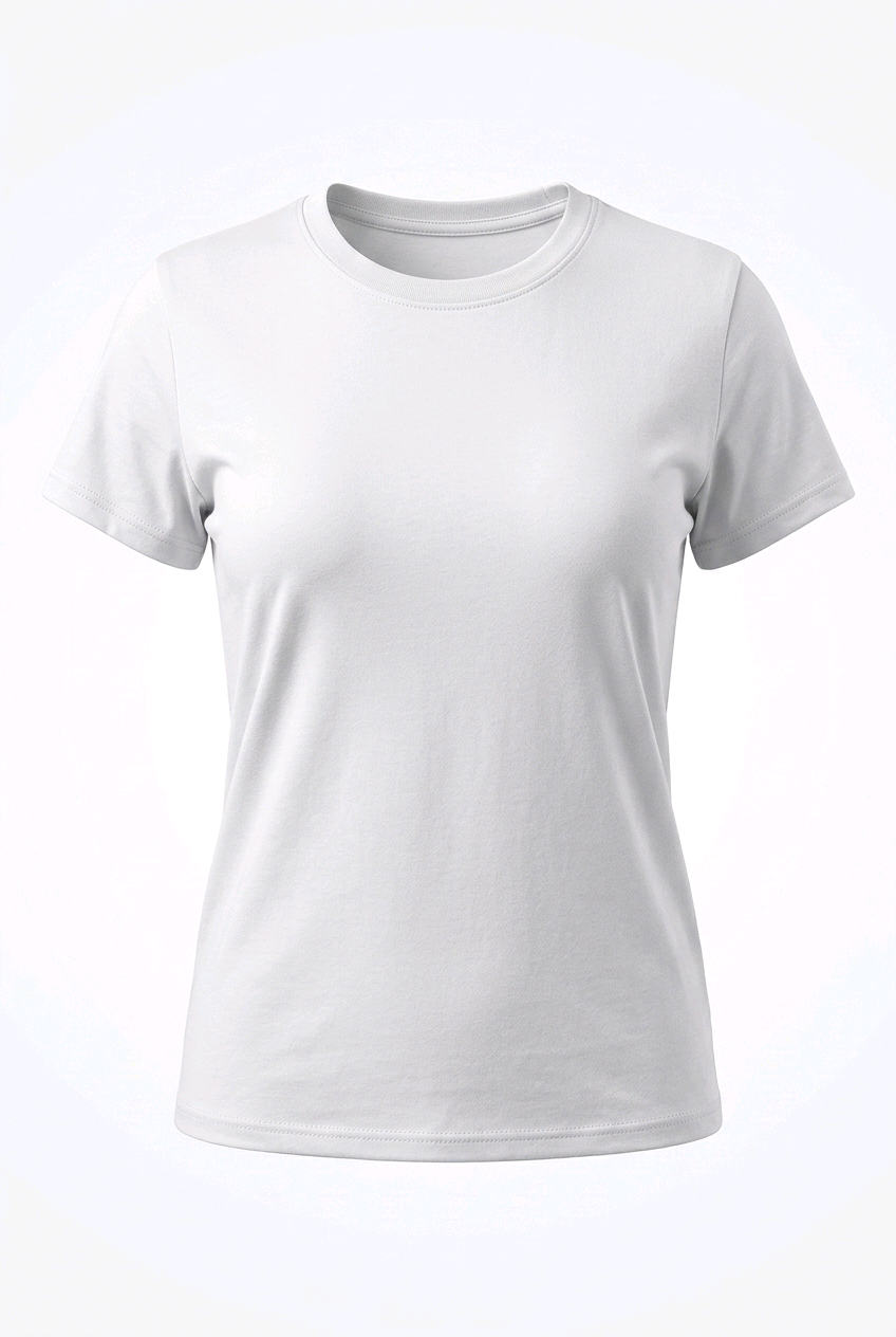 Camiseta Basica Blanca Mangas Cortas - Estilo Clasico y Versatil