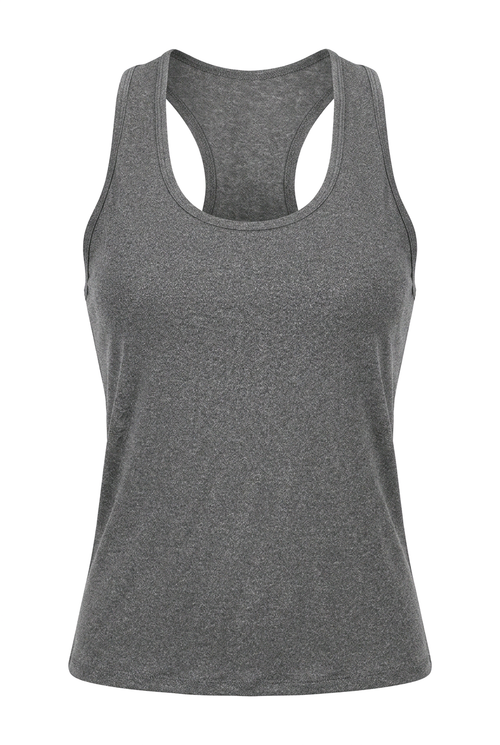 Blusa Deportiva Ajustada con Espalda Racerback