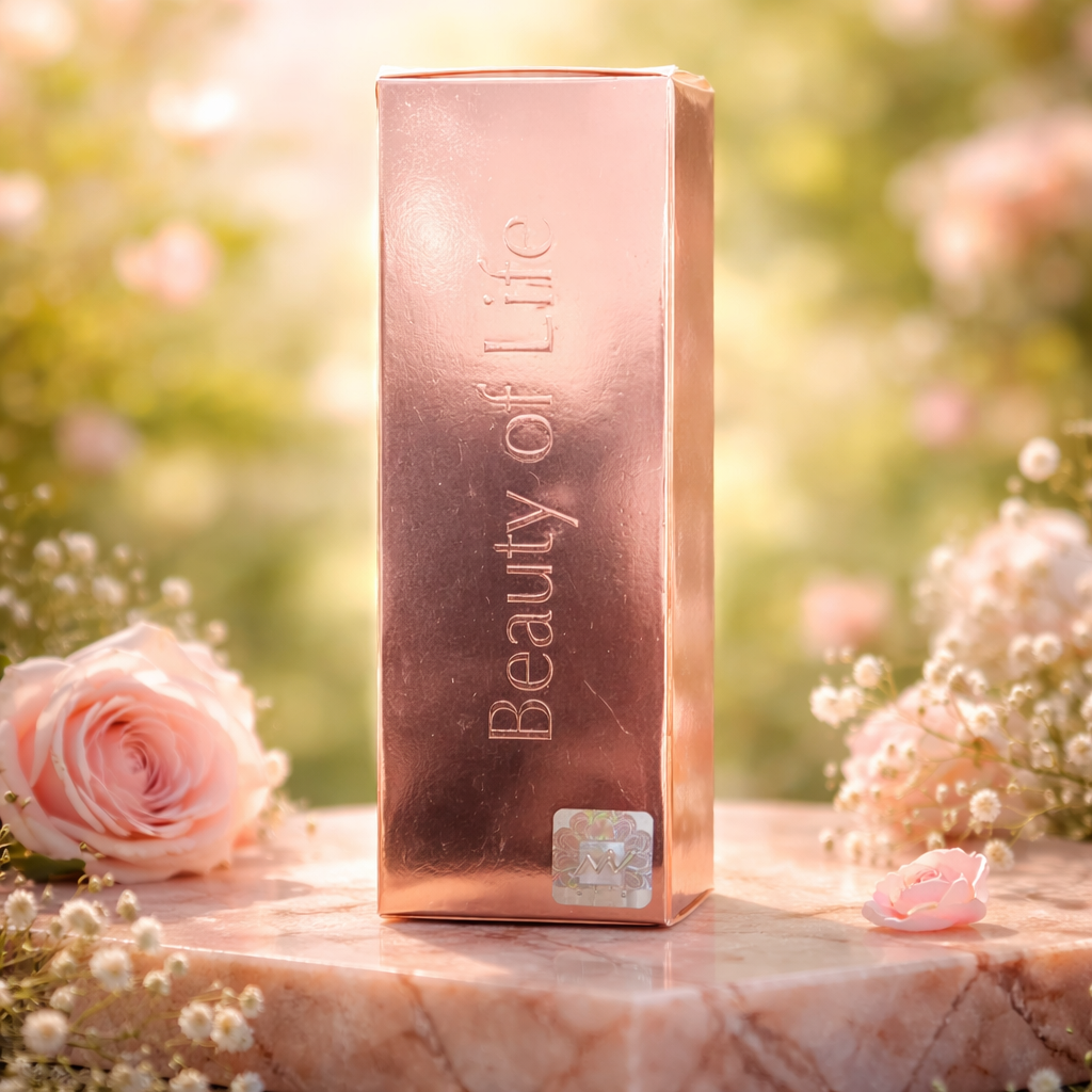 Perfume Beauty Of Life Pink Crystal - Fragancia Floral Citrica Para Mujer
