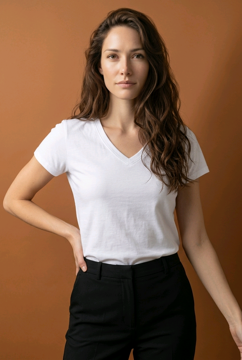 Blusa Cuello V para Mujer - Elegancia y Comodidad