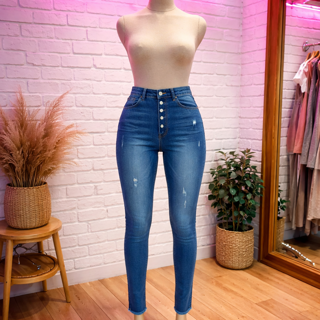 Pantalon de Mezclilla para Mujer - Estilo Moderno y Comodidad