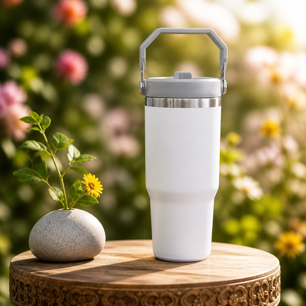 Stanley Quencher H2.O FlowState Tumbler 30 oz Blanco