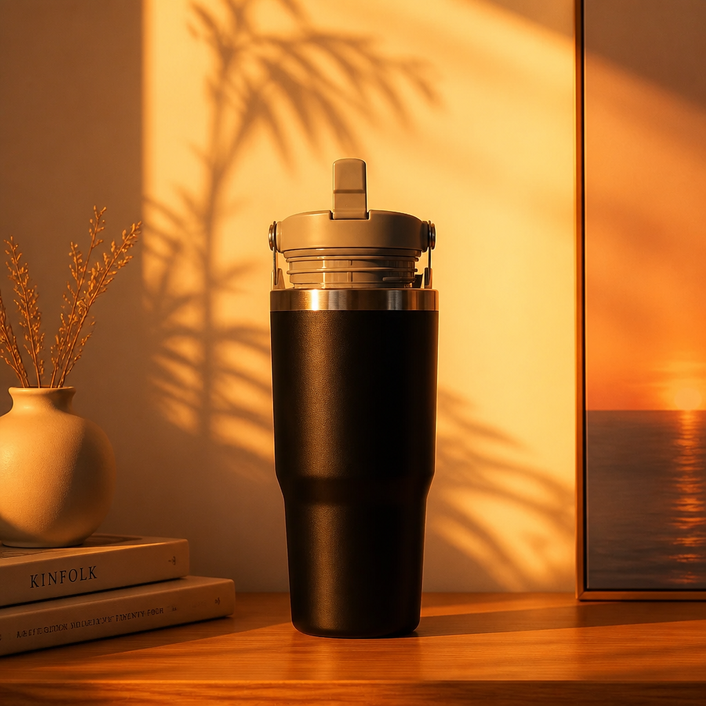 Stanley Quencher H2.O FlowState Tumbler 30 oz Negro