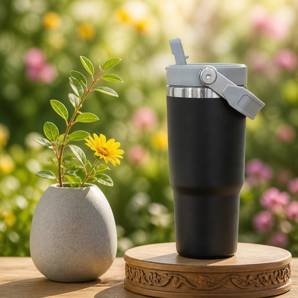 Stanley Quencher H2.O FlowState Tumbler 30 oz Negro