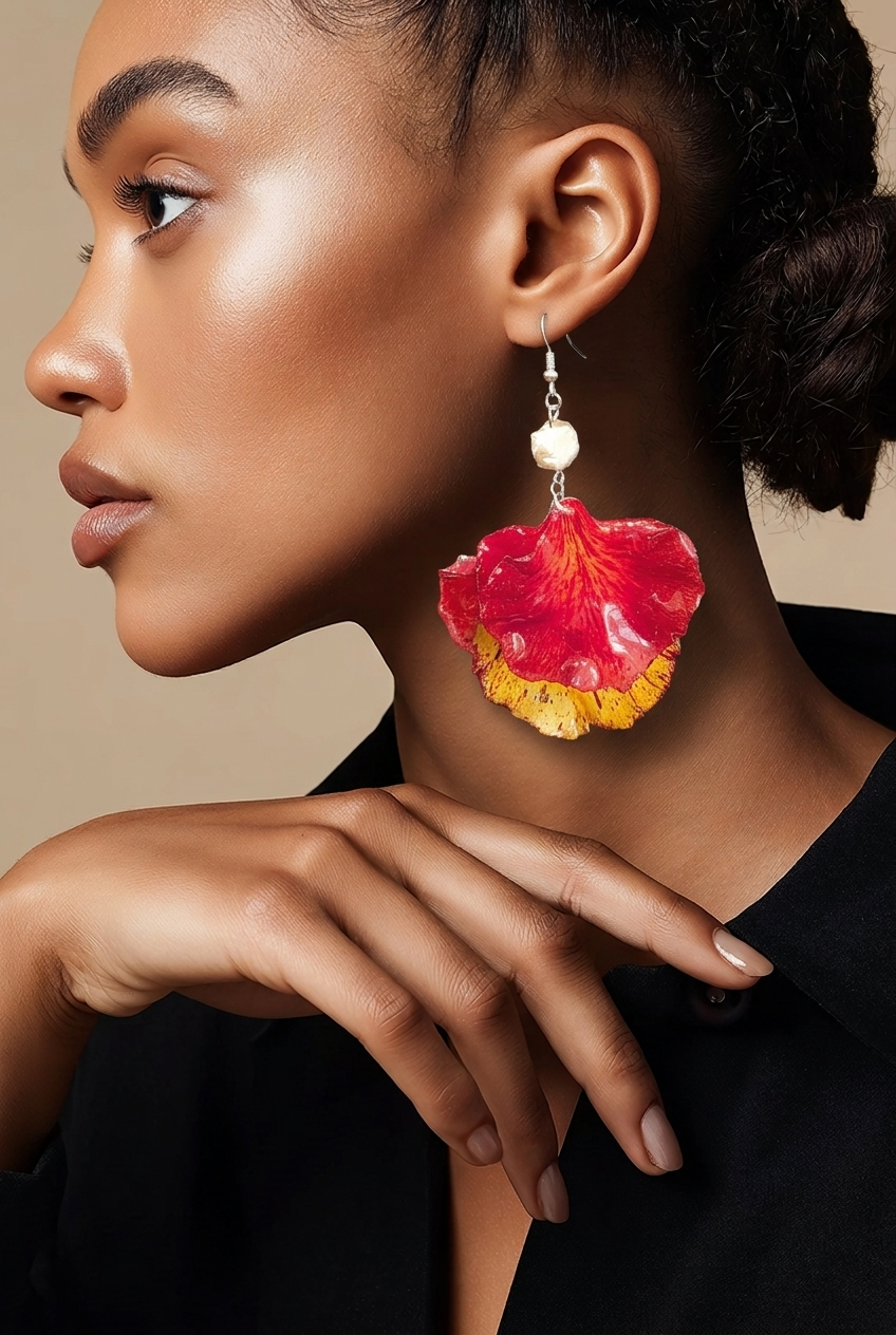 Conjunto "Flamboyan Carmesi"
