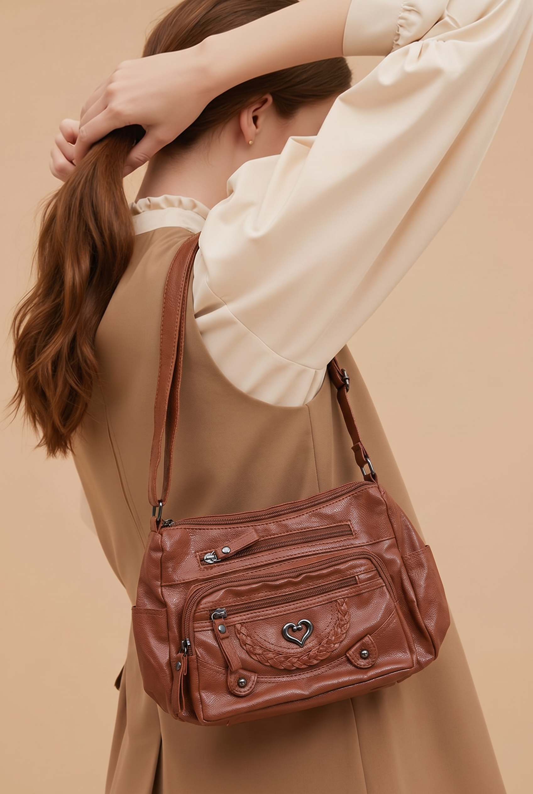 Bolso Crossbody "Camel Chic